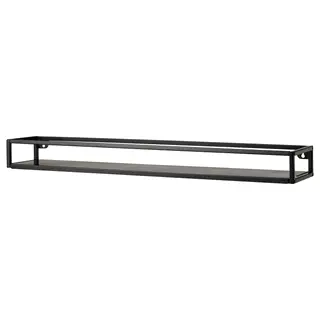 LINDÅSEN display shelf, anthracite, 75 cm