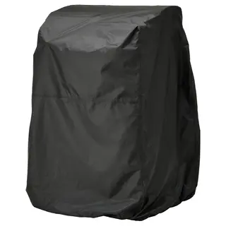 TOSTERÖ cover for outdoor furniture, table and chairs/black, 120x65 cm