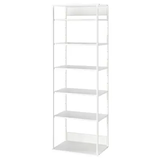 PLATSA open shelving unit, white
