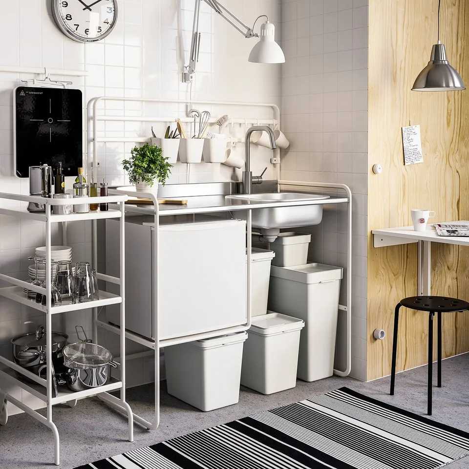 part: HÅLLBAR bin with lid