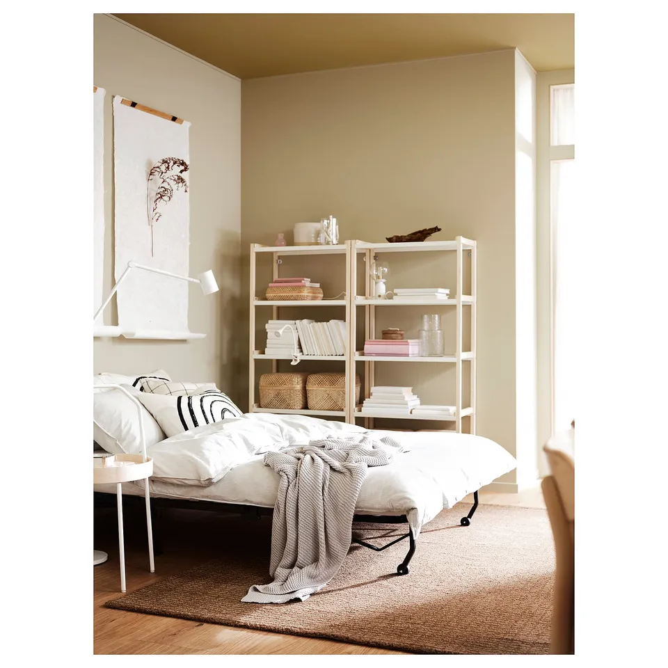 LYCKSELE LÖVÅS 2-seat sofa-bed, Ransta natural