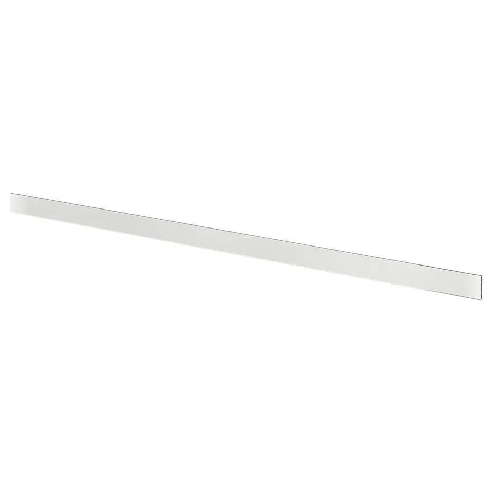 ASPUDDEN Plinth, light grey, 220x8 cm