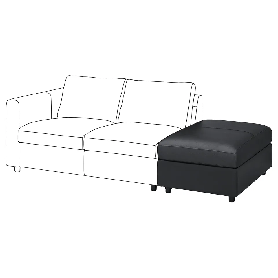 part: VIMLE footstool with storage