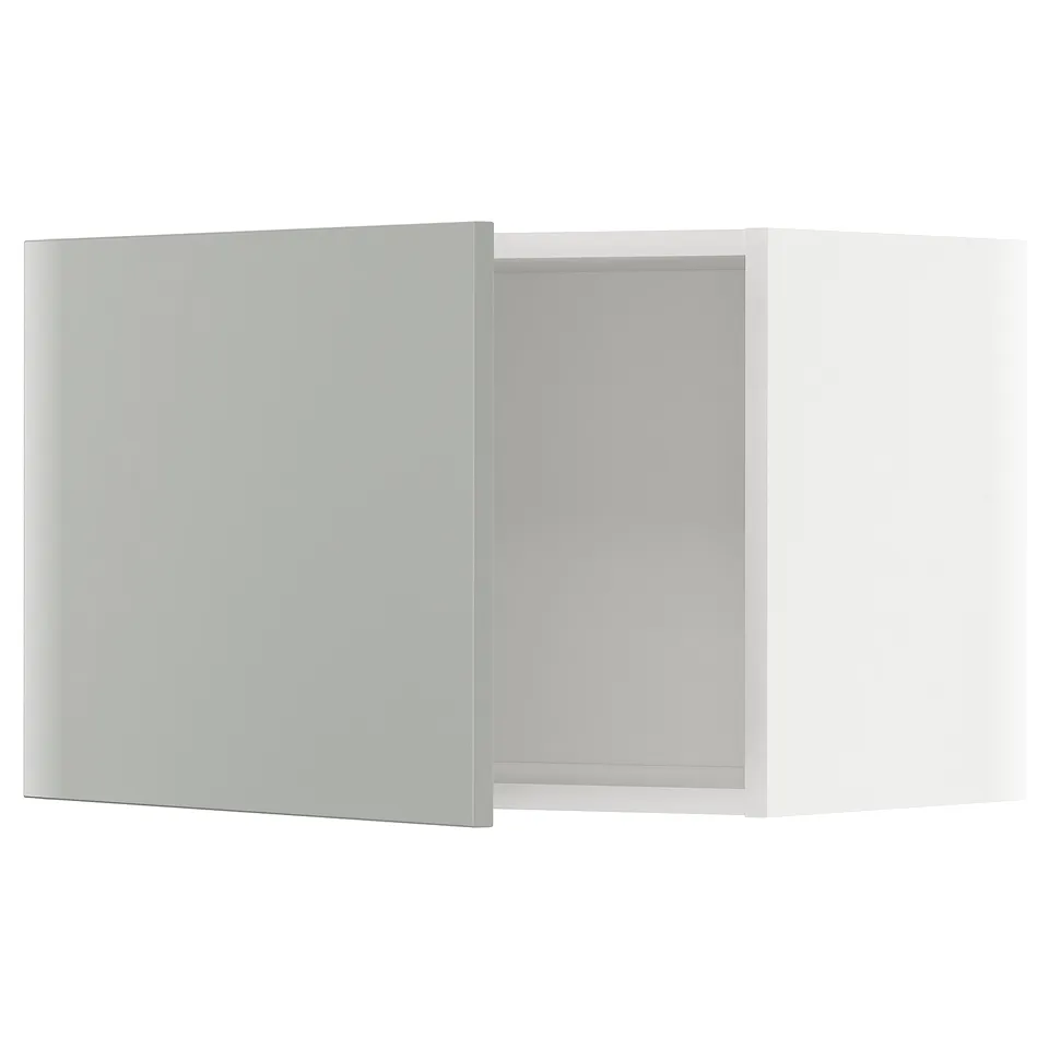 METOD kitchen cabinet, light grey, rectangular, modern design with smooth surface.