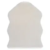TOFTLUND rug, white, 55x85 cm