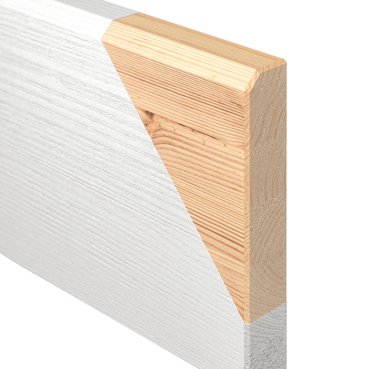Wooden furniture corner, light natural finish, expected rustic design.
