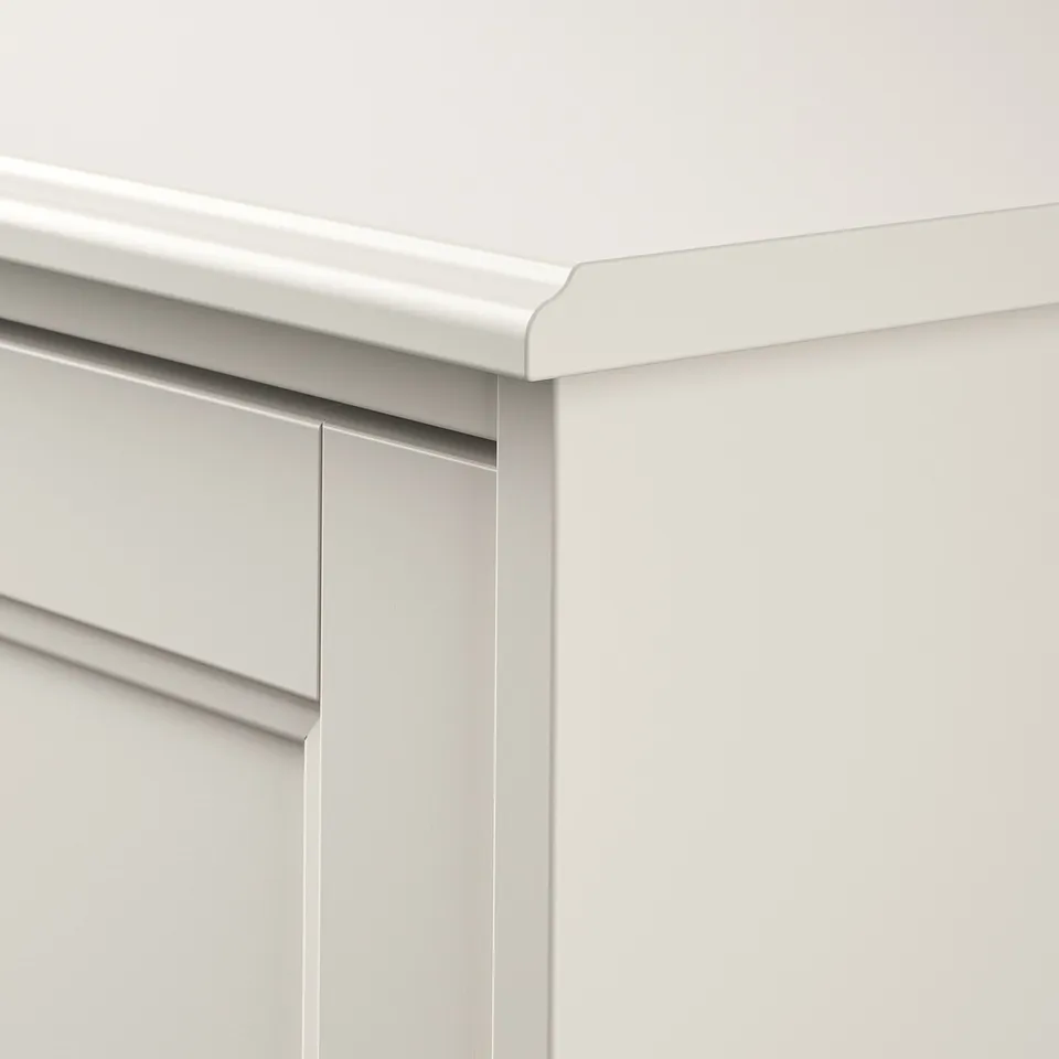 FÅGELFJÄLLET Chest of 6 drawers, off-white, 160x51x78 cm