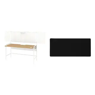 FRÖSKELÅS /LÅNESPELARE set: gaming desk + gaming mouse pad
