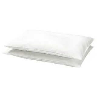 LEN pillowcase for cot, white, 35x55 cm