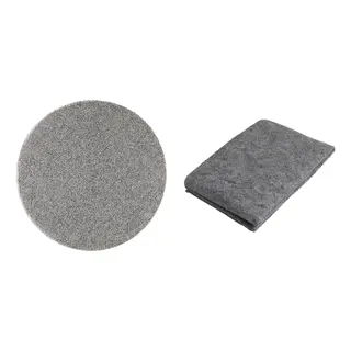 STOENSE/STOPP set: rug, low pile + rug underlay with anti-slip