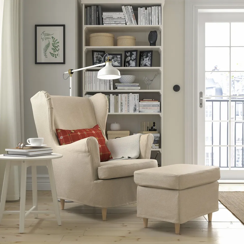 part: STRANDMON slipcover for wing chair
