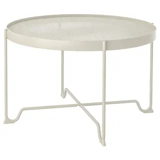 KROKHOLMEN coffee table, outdoor, beige, 73 cm