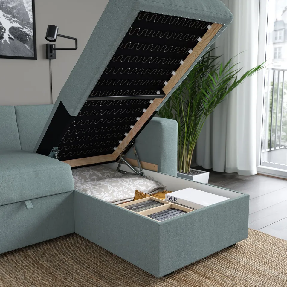 part: BÅRSLÖV 3-seat sofa-bed with chaise longue