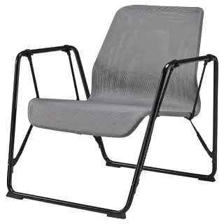 BRÄNNBOLL gaming easy chair, grey/black, Width 81 x Depth 85 x Height 81 cm