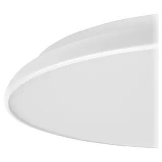 GÖSSTAKE LED ceiling lamp, round white, Height 8 cm