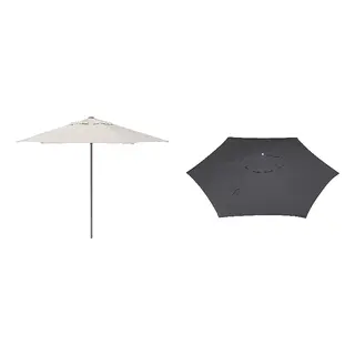 JOGGESÖ/LINDÖJA set: parasol + parasol canopy