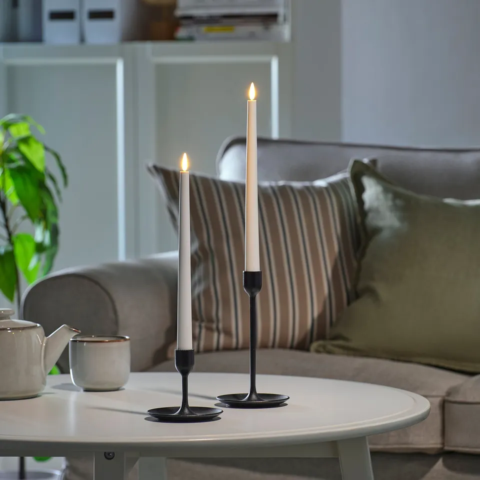 part: SMÅLOM LED taper candle
