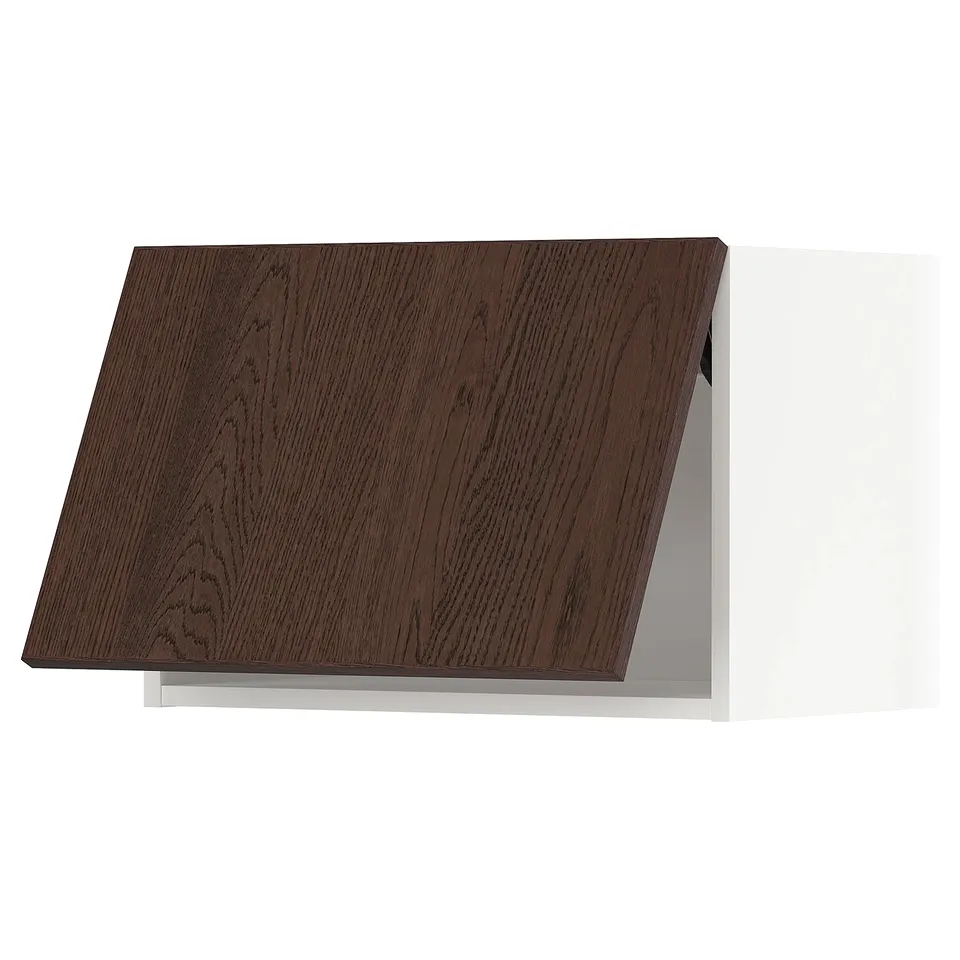 Brown kitchen cabinet