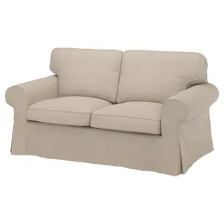 EKTORP cover two-seat sofa, Hillared beige
