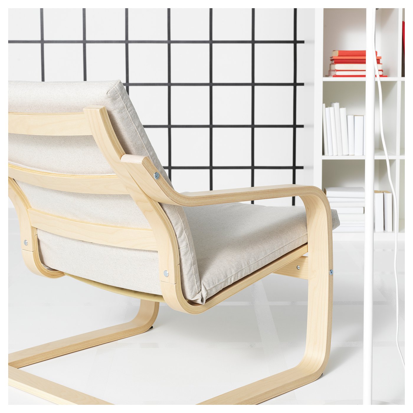 part: POÄNG armchair frame with low back