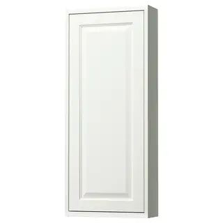 TÄNNFORSEN wall cabinet with door, white, 40x15x95 cm