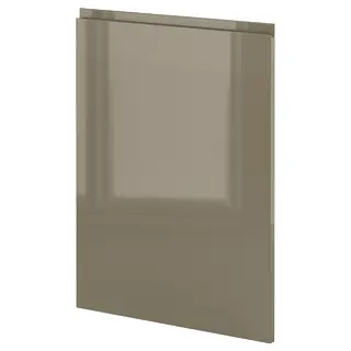 METOD 1 front for dishwasher, Voxtorp high-gloss dark grey-brown, 60 cm