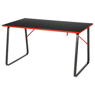 HUVUDSPELARE gaming desk, black, Width 140 x Depth 80 cm