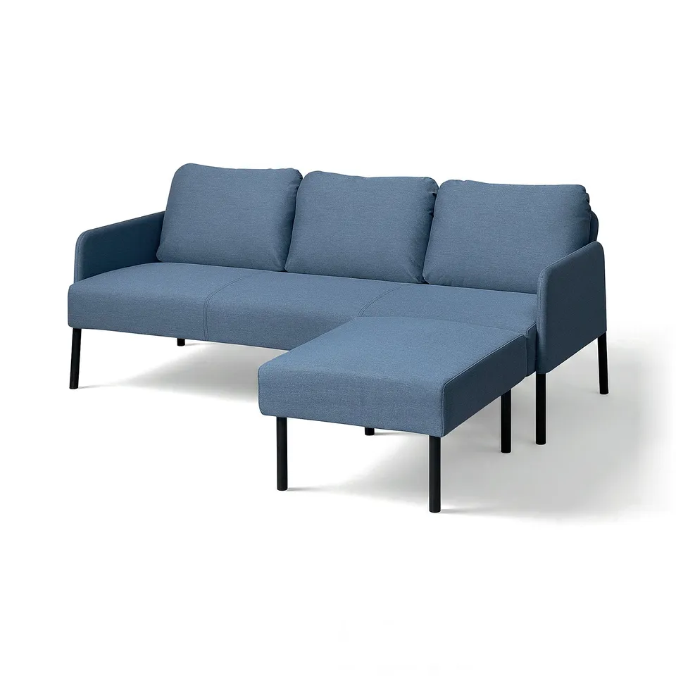 part: GLOSTAD 3-seat sofa with chaise longue