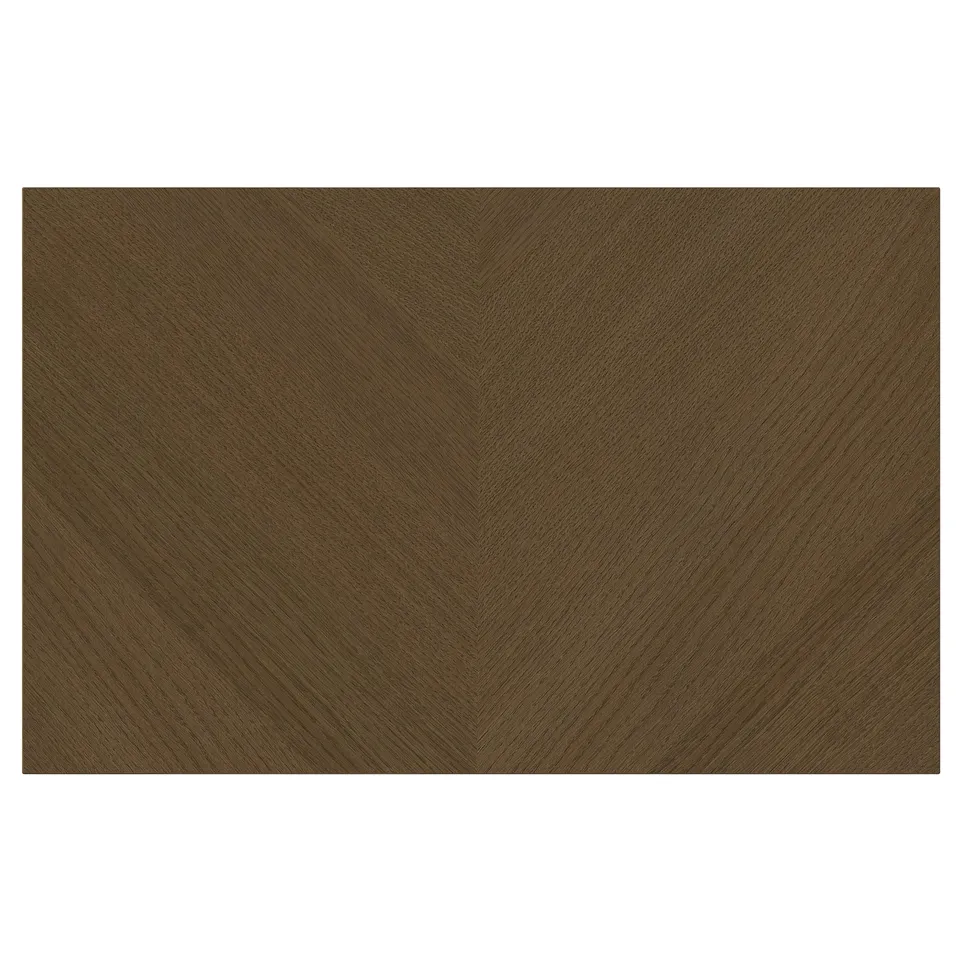 HEDEVIKEN Door/drawer front, brown stained oak veneer, 60x38 cm