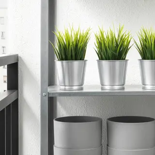 BINTJE/FEJKA set: artificial potted plant + plant pot