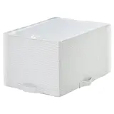 STUK storage case, white/black, 34x51x28 cm