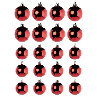 VINTERFINT tree ornament set of 20, bauble red