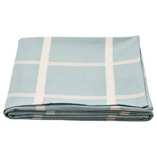 NISSÖGA tablecloth, blue, Length 240 x Width 145 cm