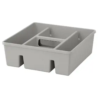 FÅNGGRÖDA insert with compartments, light grey, Depth 30 x Height 11 x Width 30 cm