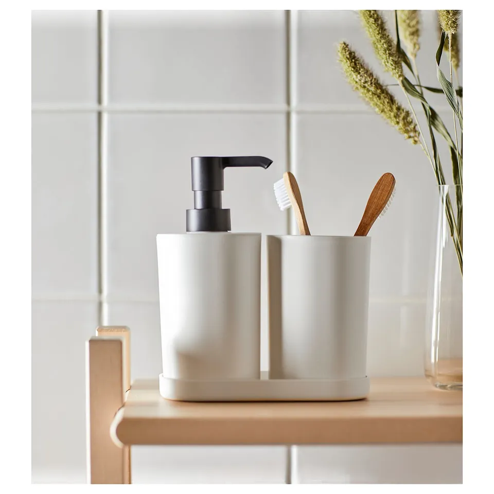 STORAVAN 3-piece bathroom set, white
