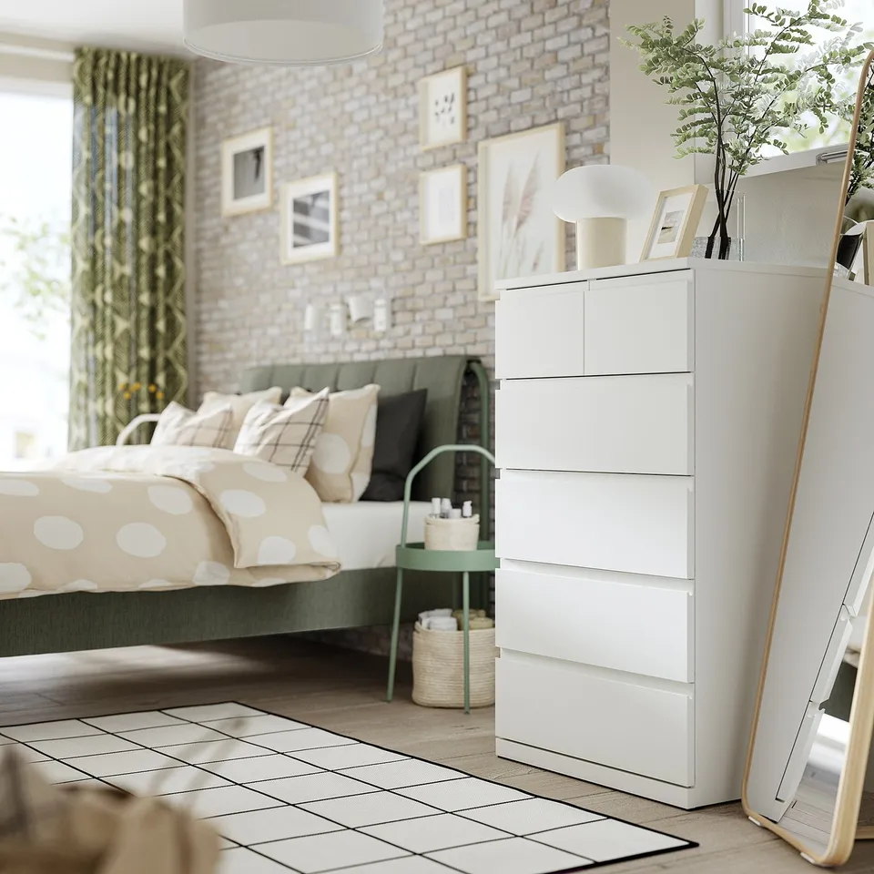 part: STORKLINTA chest of 6 drawers