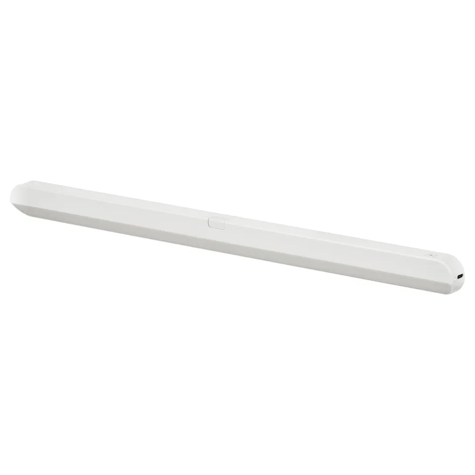 KÖLVATTEN led wardrobe light, white, slim, rechargeable, sensor-activated.