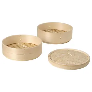KLOCKREN steamer, bamboo, 5.0 l