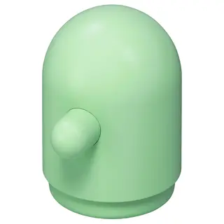 HUMLESJÖN soap dispenser, light green, Height 12 cm