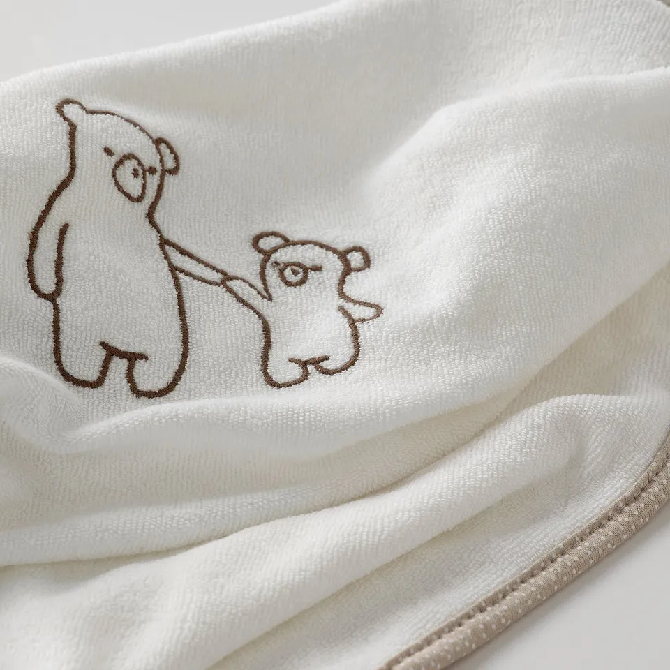 VÄDRA Babycare mat with cover, white/terry, 48x74 cm