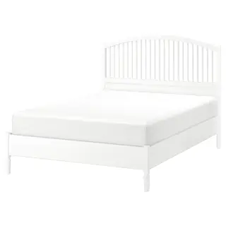 TYSSEDAL bed frame, white, 150x200 cm