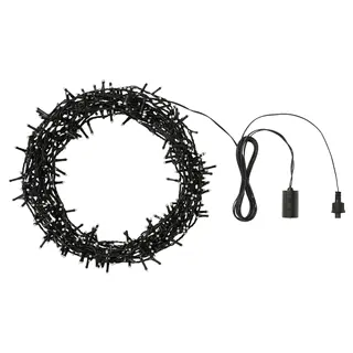 STRÅLA LED lighting chain, indoor black