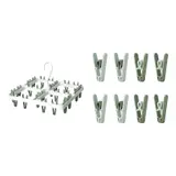 SLIBB set: hang dryer 24 clothes pegs + clothes peg