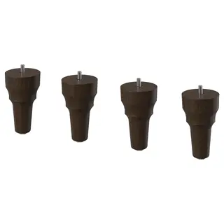 ESSEBODA legs for sofa, brown, Height 12 cm