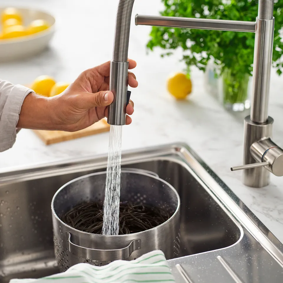 part: SALLSJÖN kitchen mixer tap pull down w spray