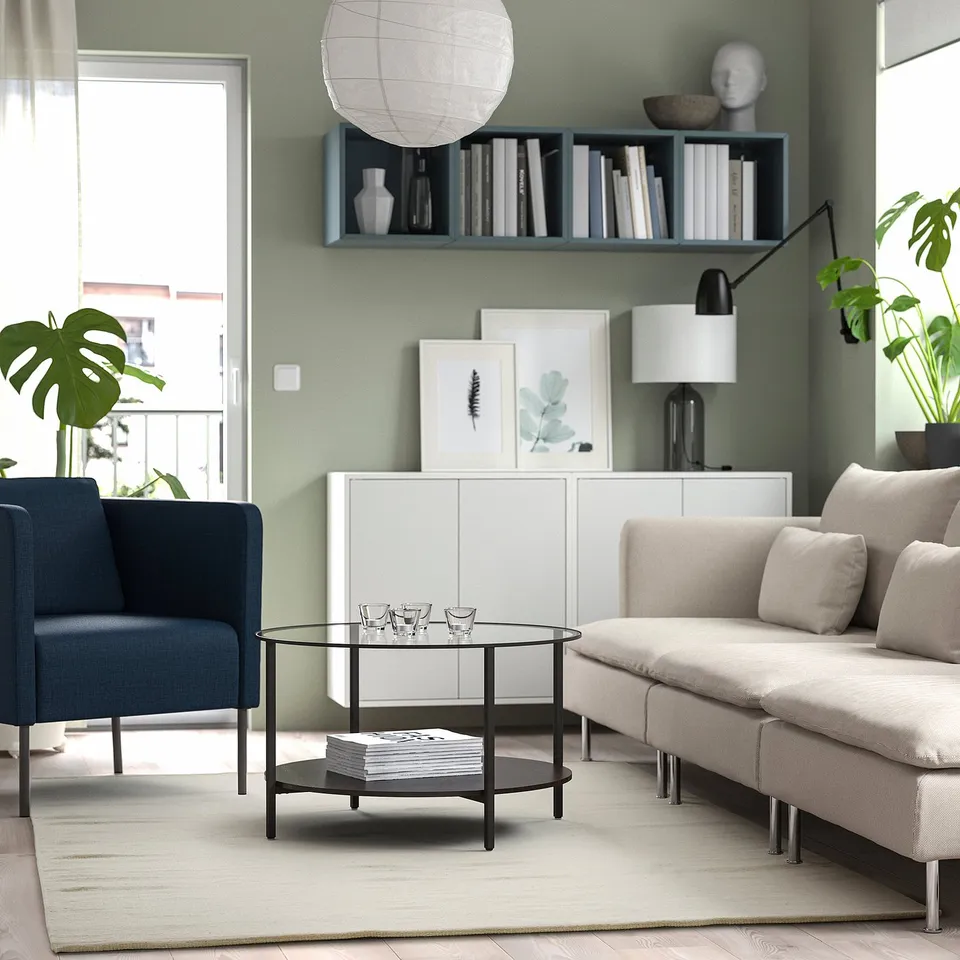 part: TIDTABELL rug, flatwoven