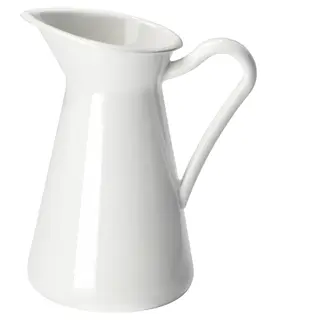 SOCKERÄRT vase/jug, white, 16 cm