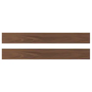 ENKÖPING drawer front, brown walnut effect, Width 79.7 x Height 9.7 cm