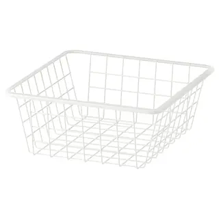 ALTARLIDEN wire basket, white, 40x42 cm