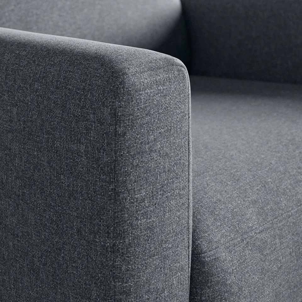 SALTSJÖBADEN Rocking and swivel armchair, Gunnared medium grey